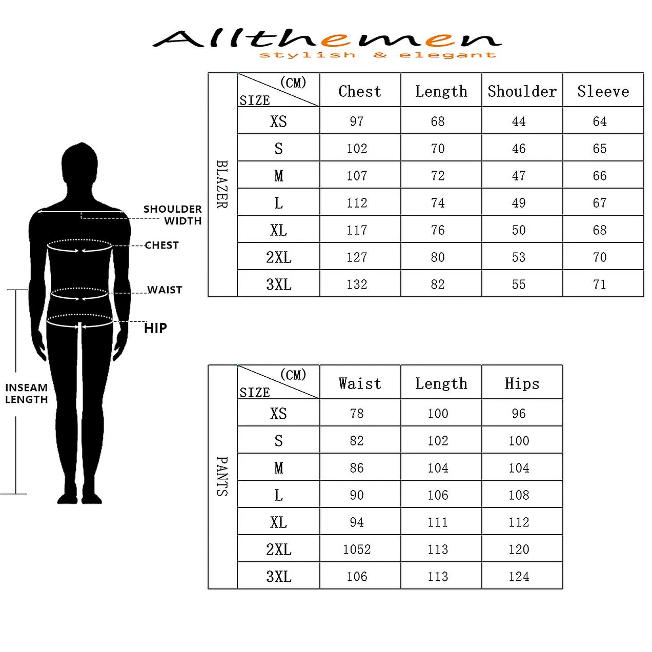 Allthemen Traje de novio slim fit de 2 piezas para hombre Trajes de esmoquin de un botón Chaqueta Pantalones