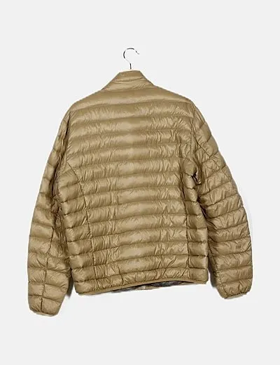 Benetton Puffer ligero marrón