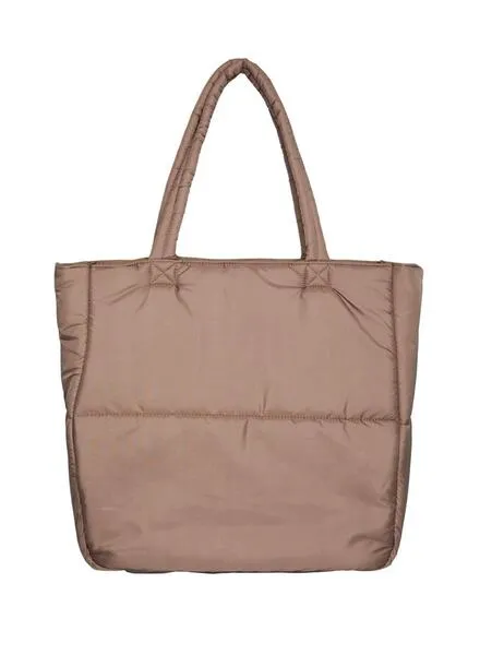 Bolso Pieces Fulla Padded Shopper Marrón Mujer