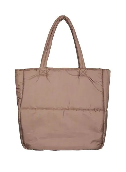 Bolso Pieces Fulla Padded Shopper Marrón Mujer