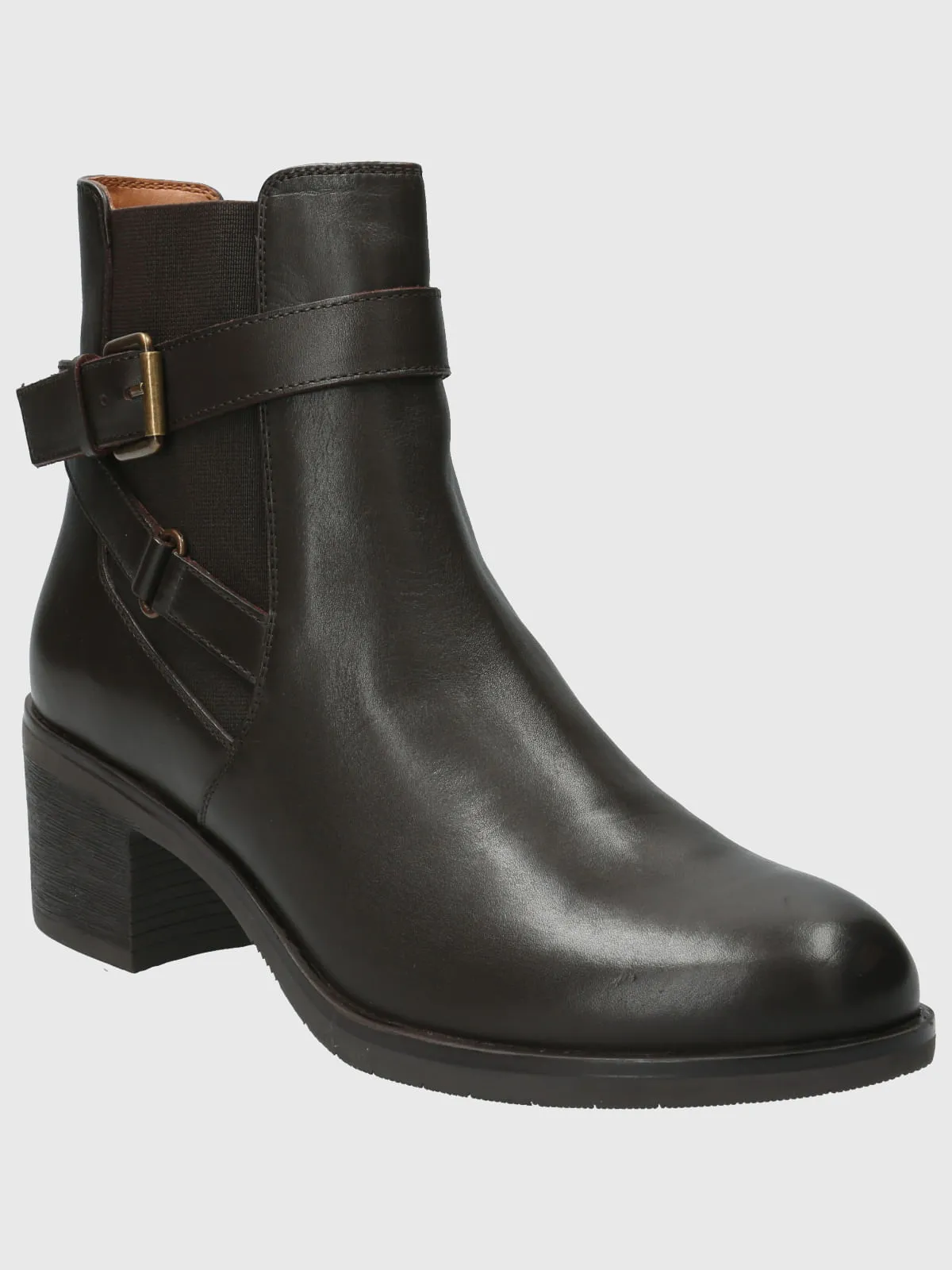 Botin Cuero Mujer Quinn Café