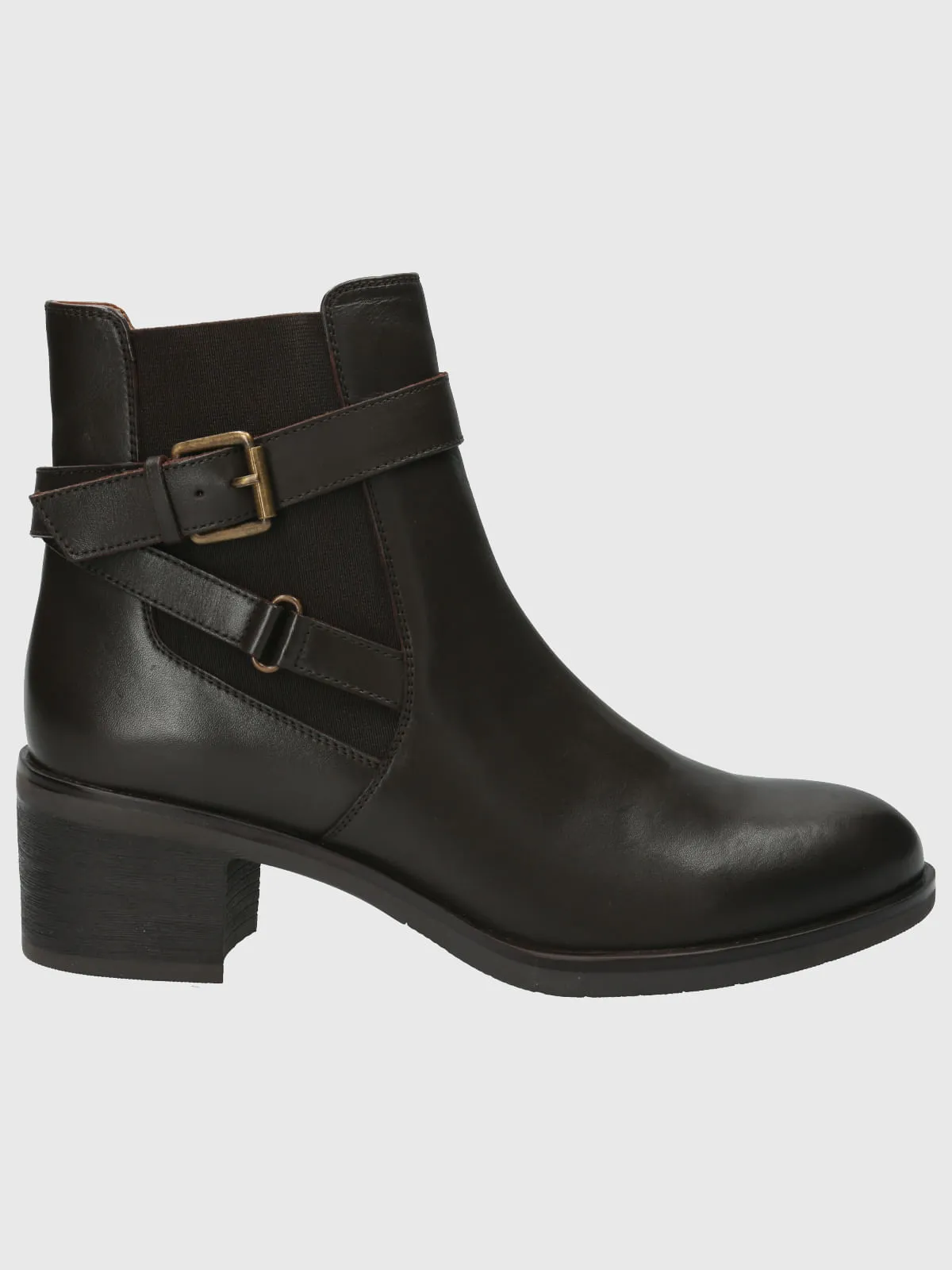 Botin Cuero Mujer Quinn Café