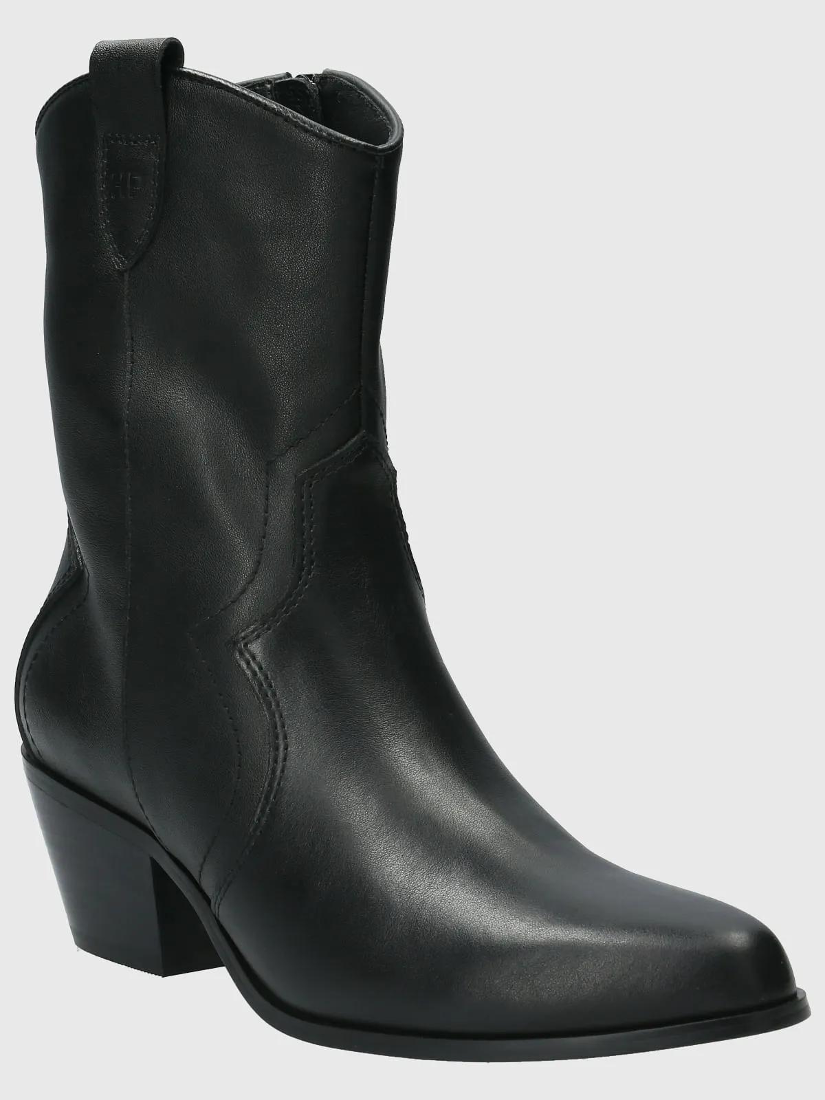 Botin Cuero Mujer Sawyer Negro