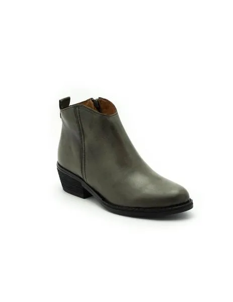 botin marroqui sanchez de piel gris 9960