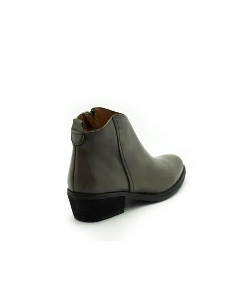 botin marroqui sanchez de piel gris 9960