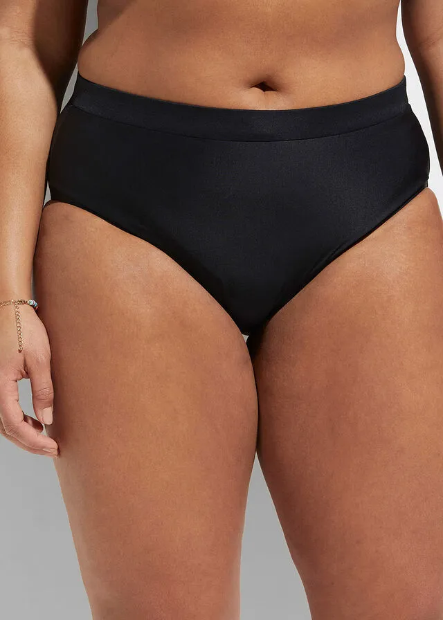 Braguita de bikini con ligero efecto reductor Negro