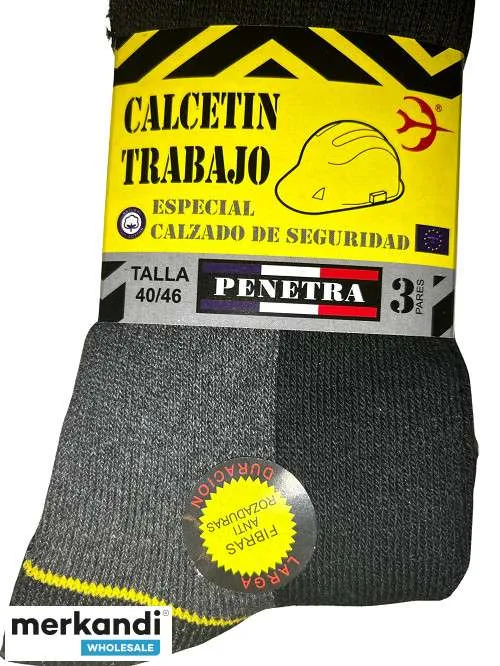 calcetines trabajo - work socks penetra talla 40-46  (12 pares)