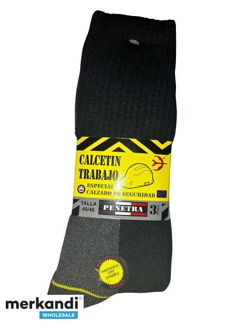 calcetines trabajo - work socks penetra talla 40-46  (12 pares)