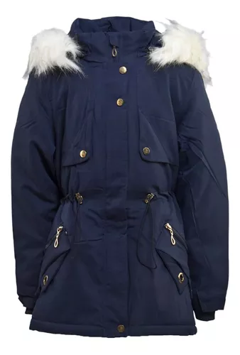 Campera Parka Nena Invierno Interior Tipo Polar Jayden 608