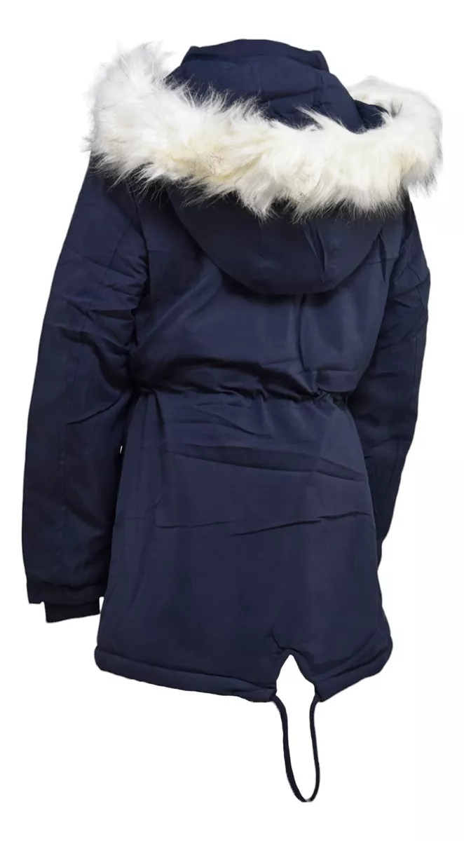 Campera Parka Nena Invierno Interior Tipo Polar Jayden 608