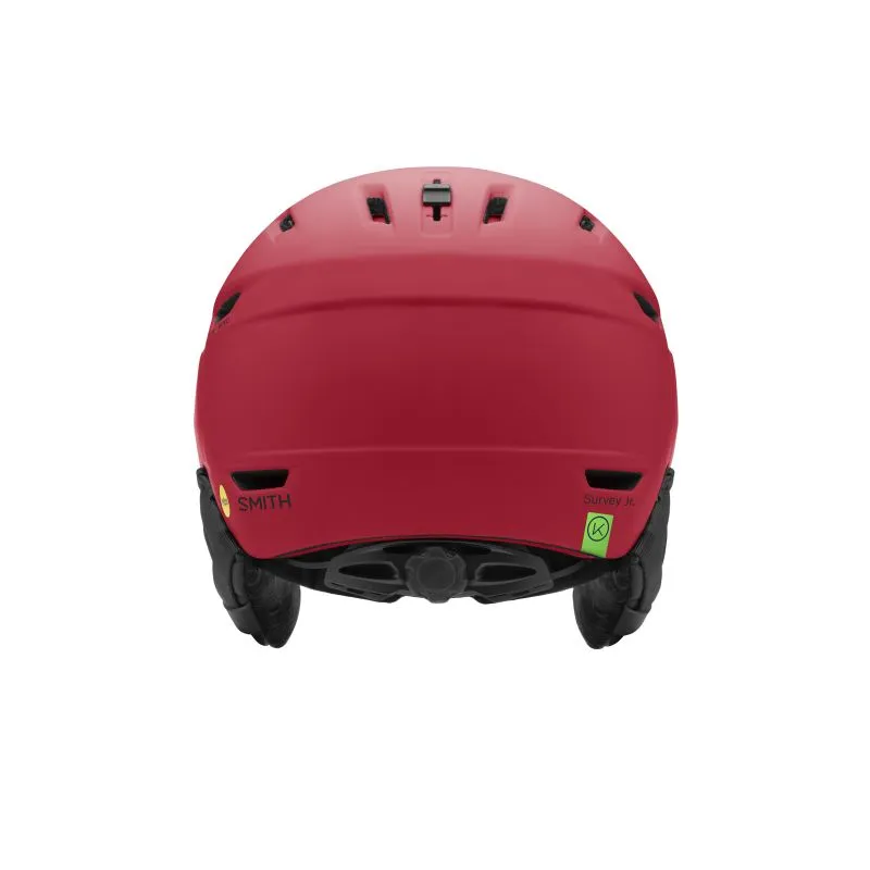 Casco de esquí con visera para niño Smith SURVEY J MIPSEU (MATTE CRIMSON 2324 / PLATINUM MIRROR)