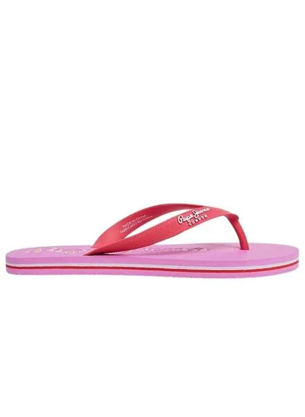 Chanclas Pepe jeans Bay Beach Brand Rosa Para Mujer