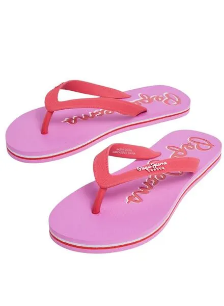 Chanclas Pepe jeans Bay Beach Brand Rosa Para Mujer