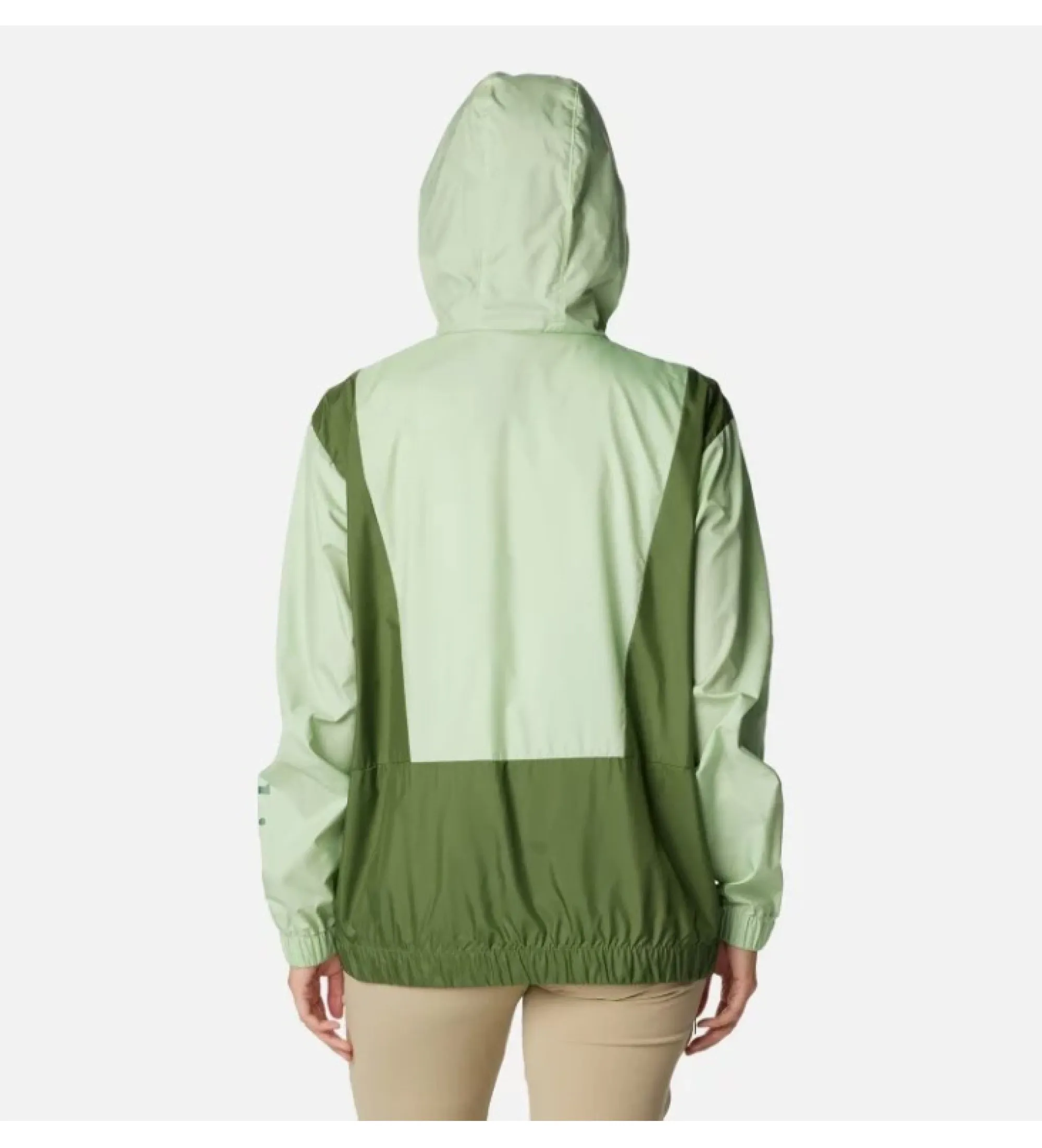 Chaqueta con bloques de color Lily Basin verde