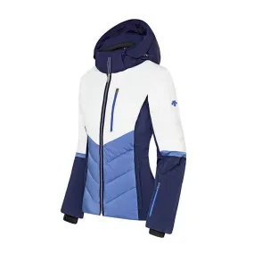 Chaqueta de esquí para mujer - Descente Iris BlancoAzul - DWWWGK21 SP2