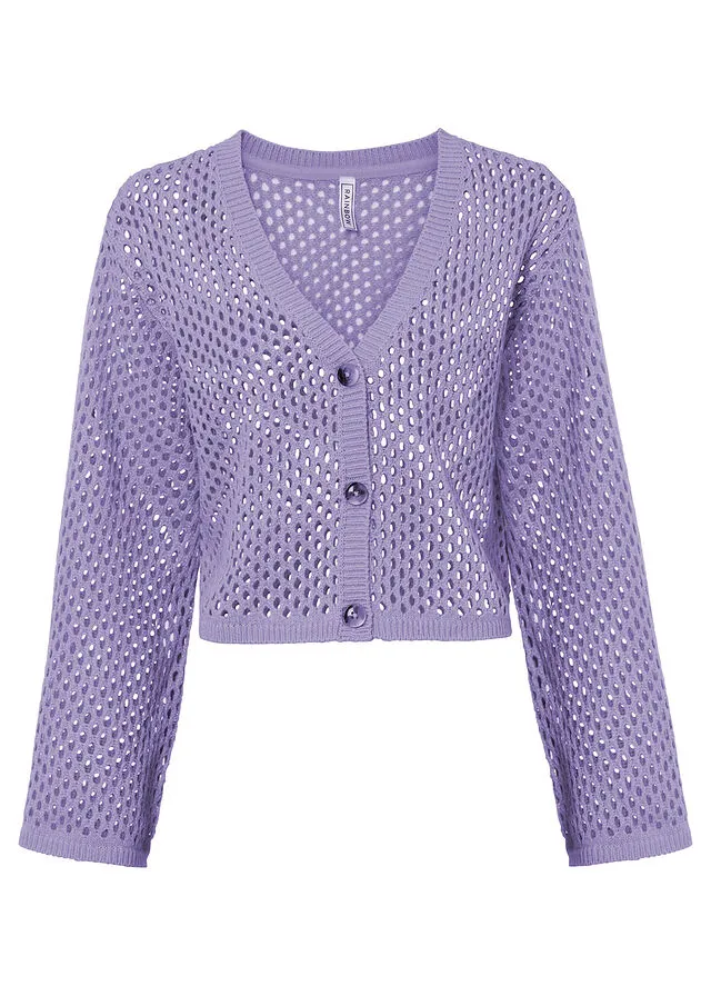 Chaqueta de punto Violeta claro