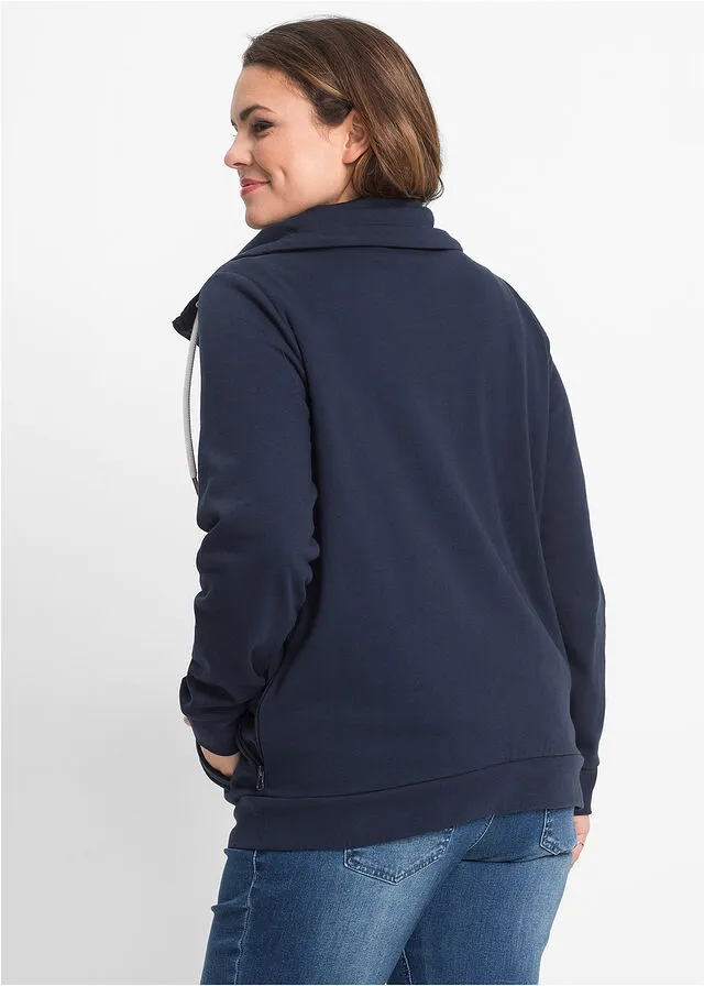 Chaqueta sudadera de chándal portabebés Azul oscuro