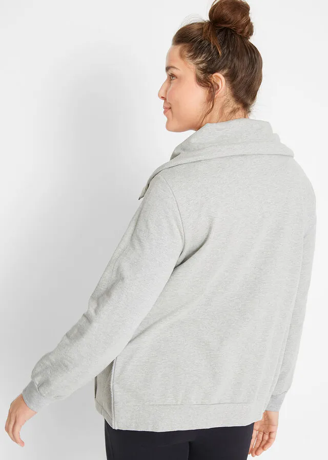 Chaqueta sudadera de chándal portabebés Gris claro jaspeado