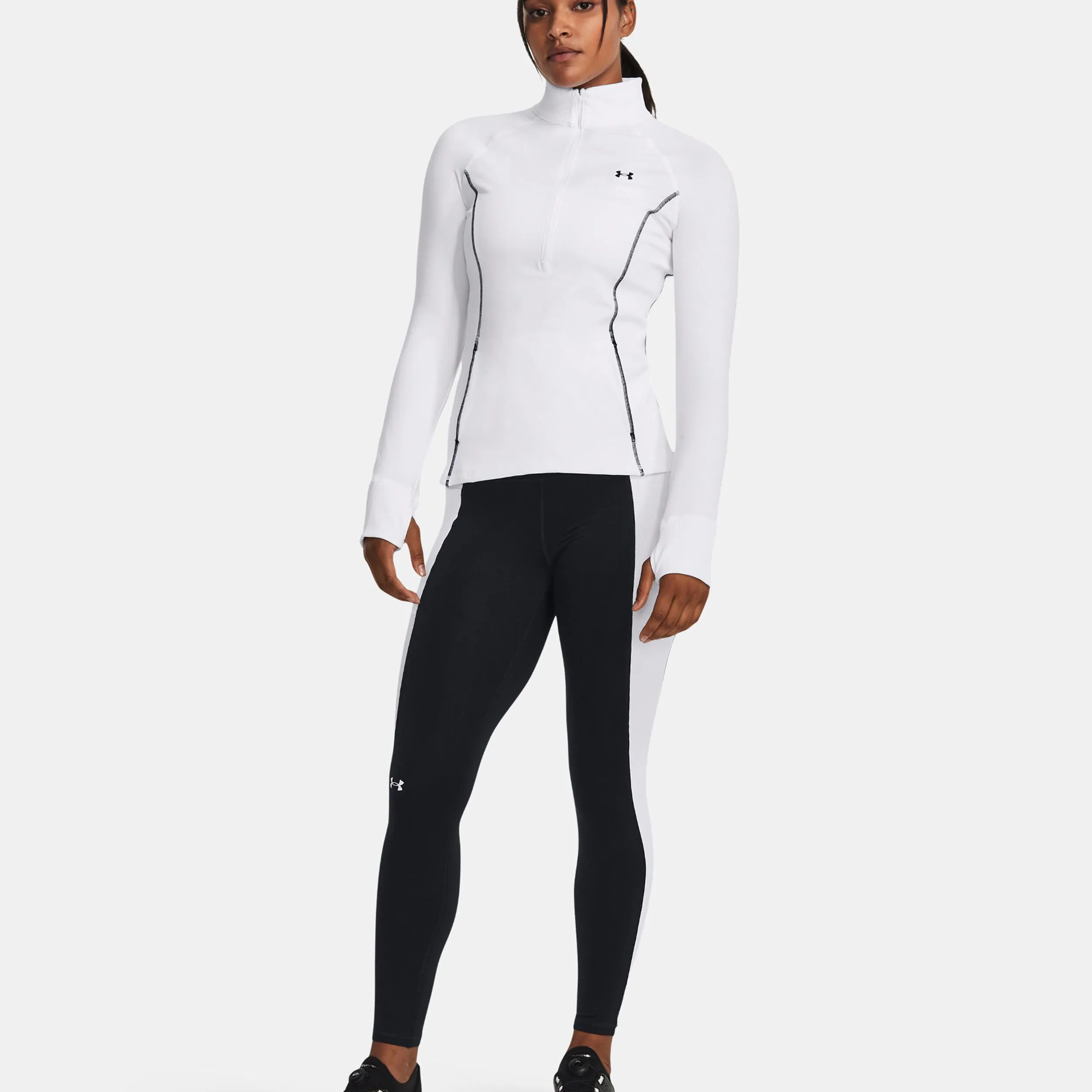 CW Half-Zip Camiseta De Manga Larga Mujeres