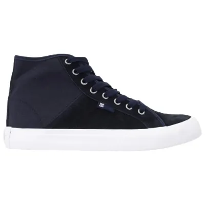 DC SHOES ZAPATILLAS MANUAL HI SD AZUL SUELA BLANCA 