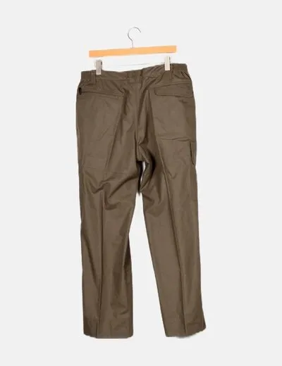 Decathlon Pantalón verde técnico