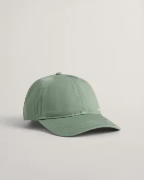 Gorra de sarga de algodón Logo en contraste