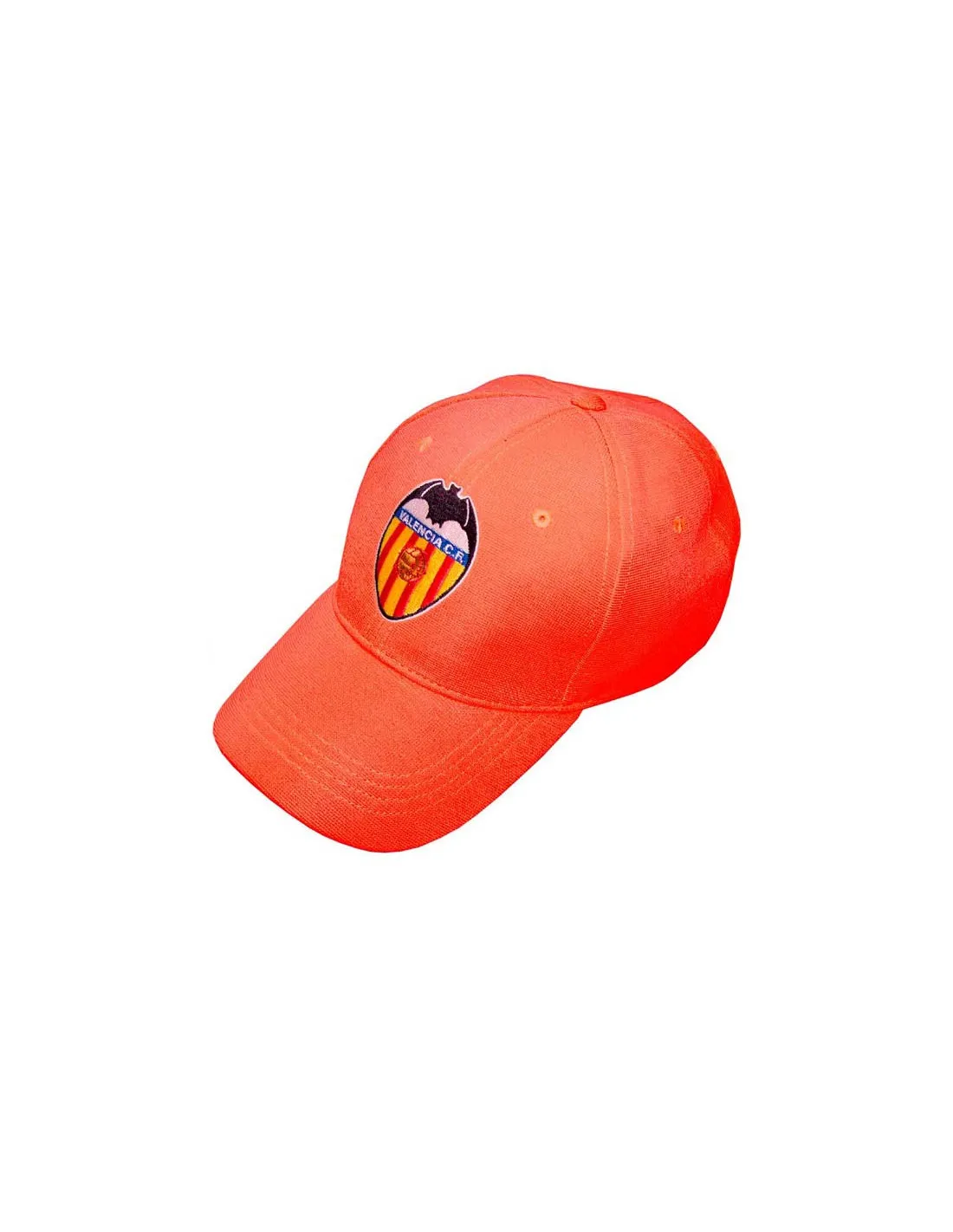 Gorra del Valencia CF de color naranja juvenil y adulto