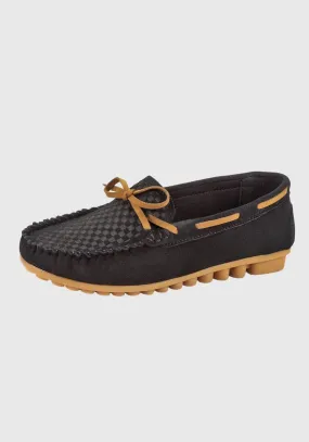 Mocasin Cuero Meginarda Negro