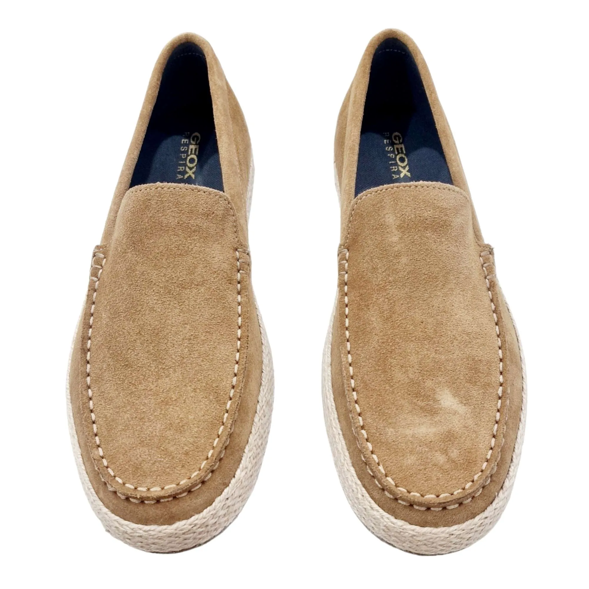 MOCASÍN HOMBRE GEOX SUELA YUTE CAMEL CAMEL