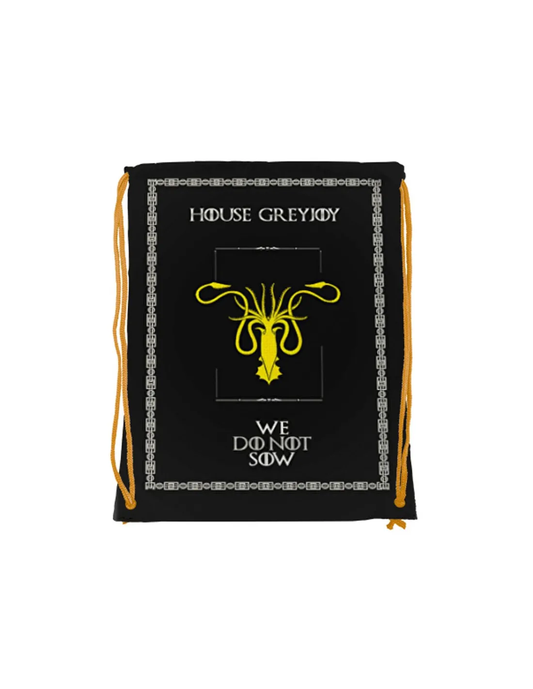 Mochila de cuerdas House GreyJoy de Juego de Tronos (34x42 cms.)