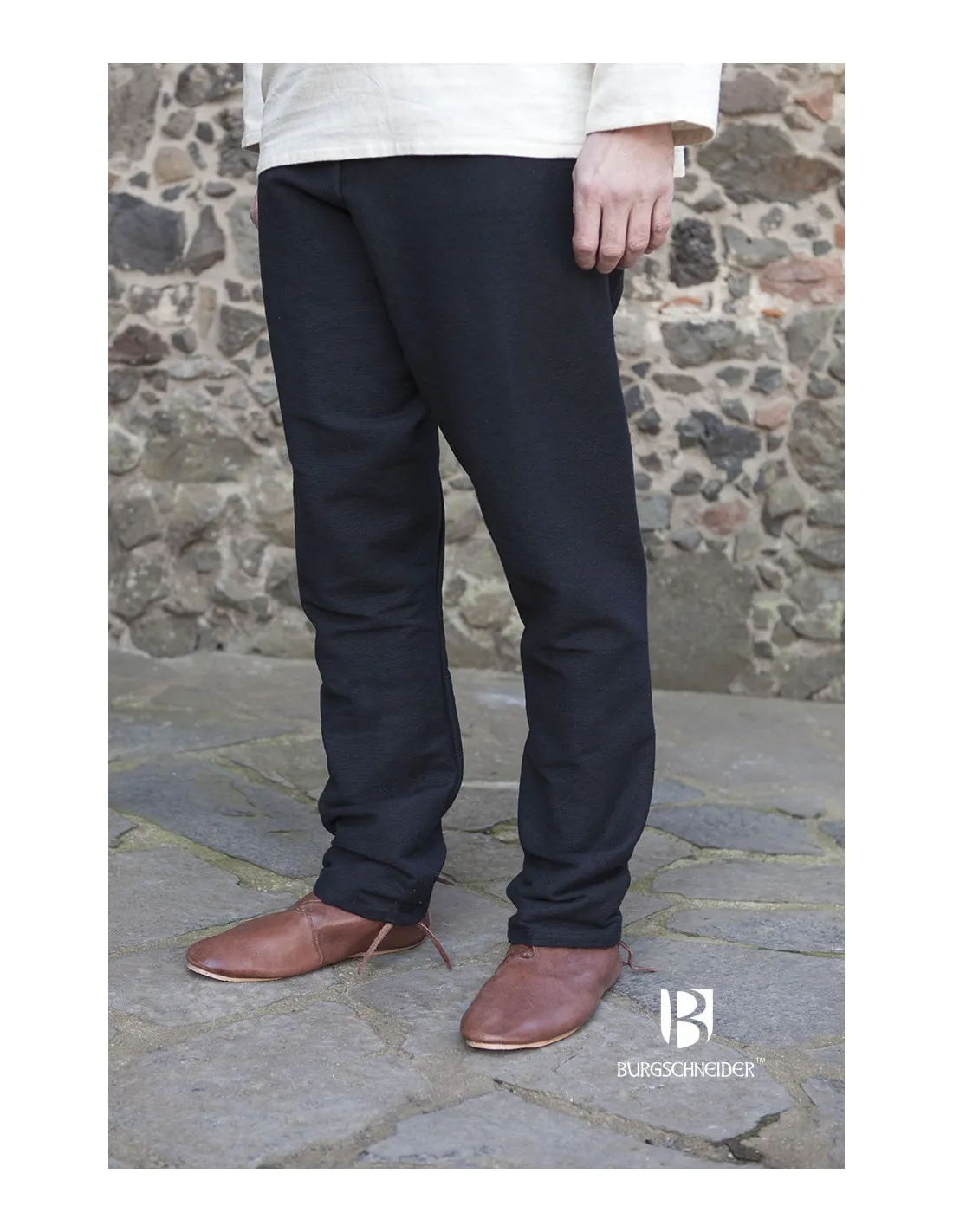 Pantalones medievales Ragnar, negro