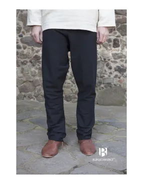 Pantalones medievales Ragnar, negro