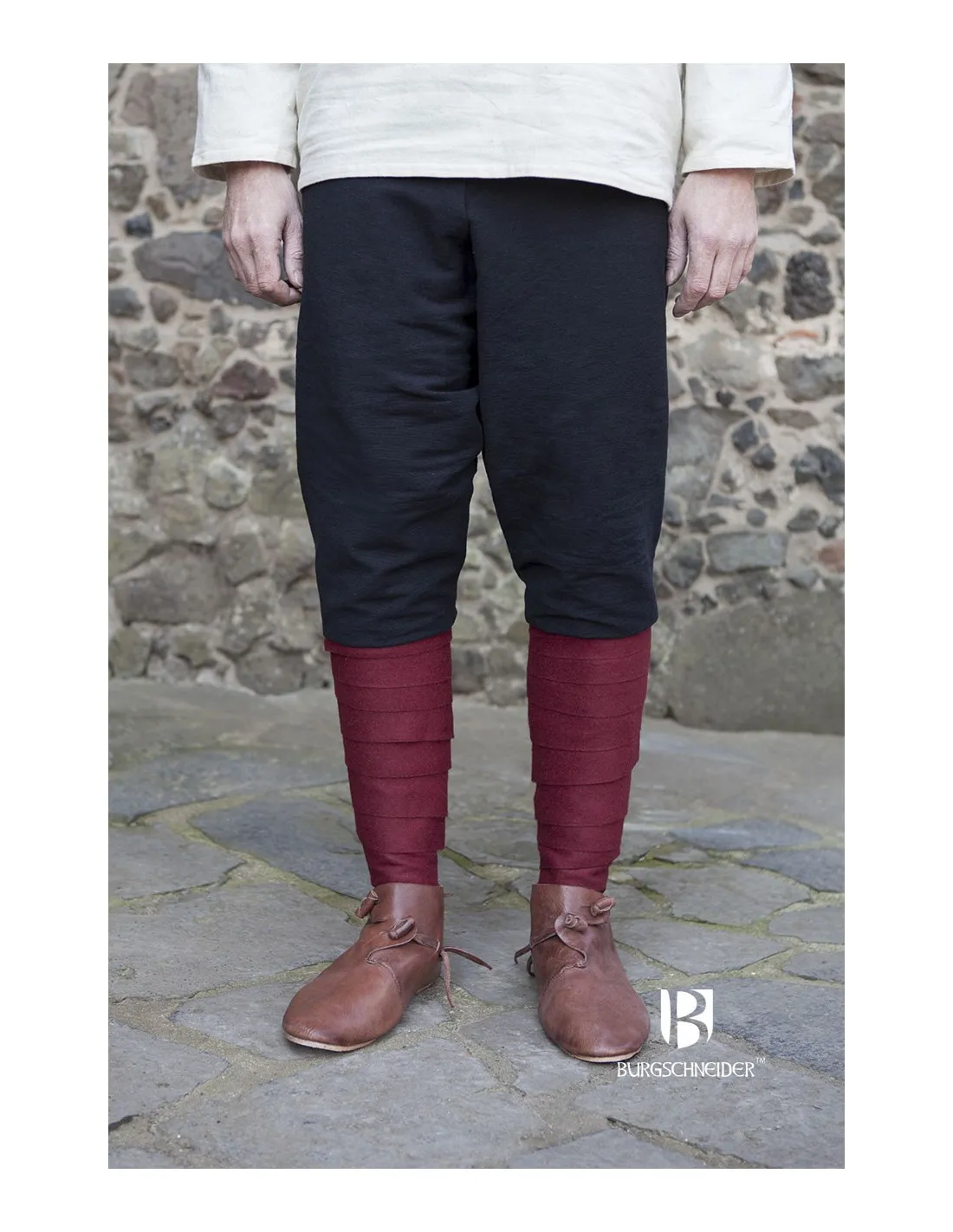 Pantalones medievales Ragnar, negro