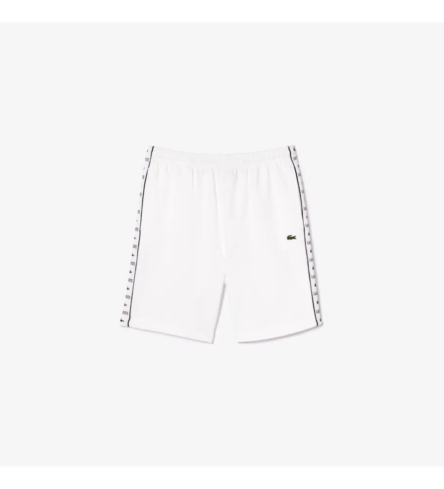 Pantalón corto Jogger de felpa blanco