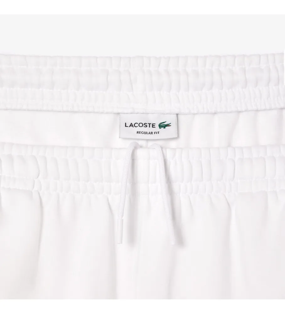 Pantalón corto Jogger de felpa blanco