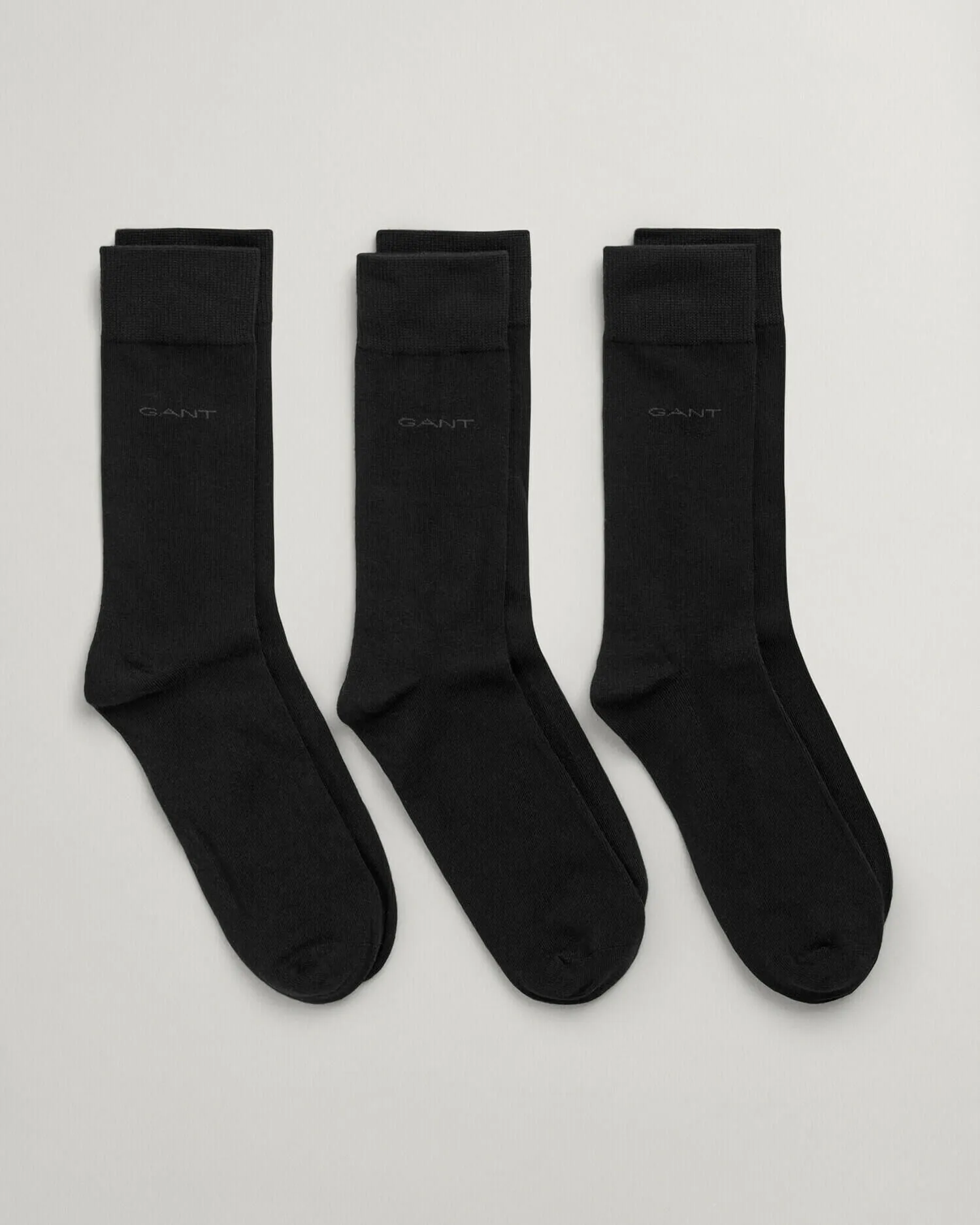 Paquete de tres pares de calcetines de algodón suave