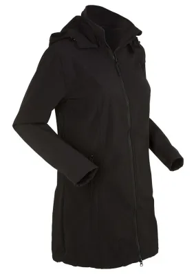 Parka de tejido Softshell Negro