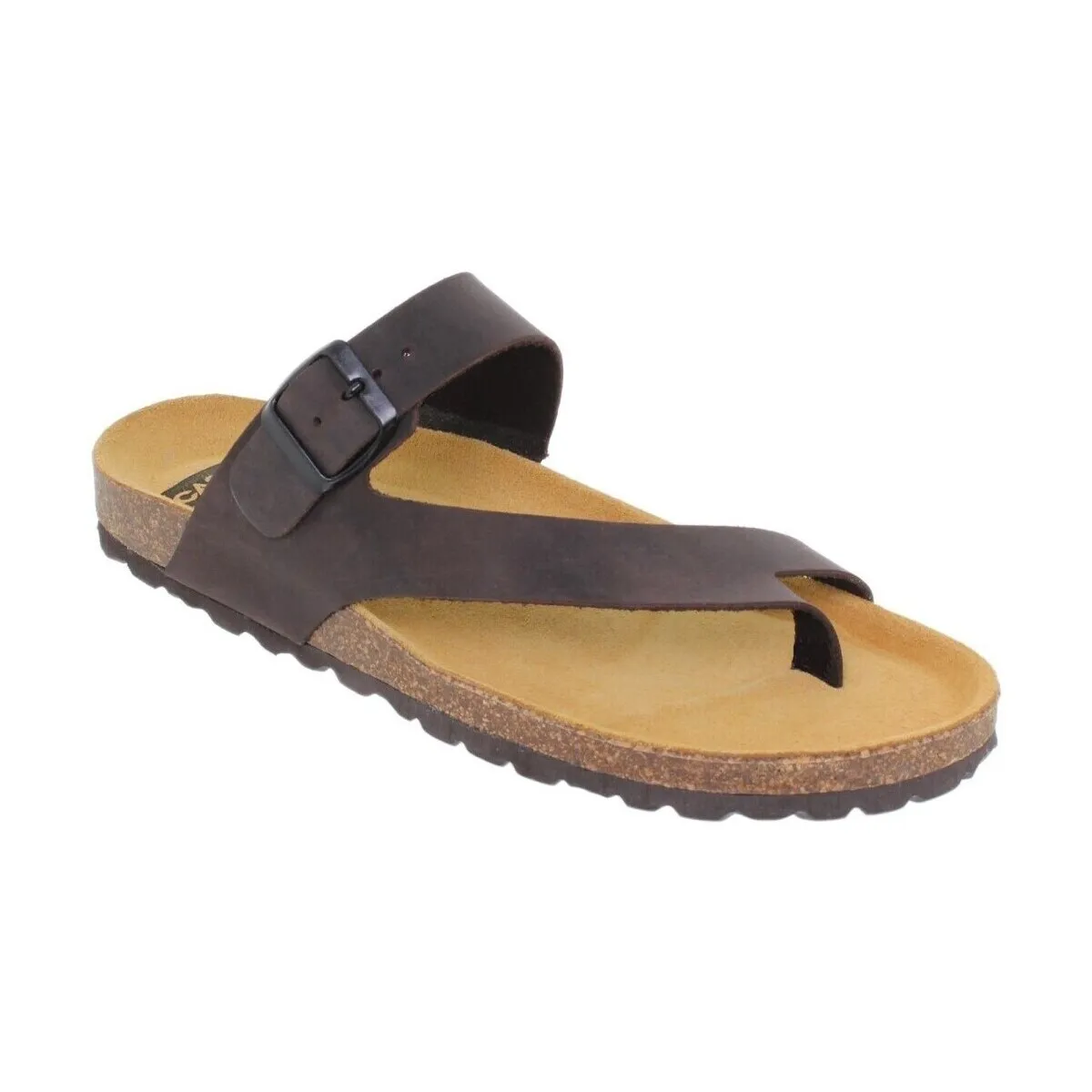 Sandalias Bio de piel marrones by