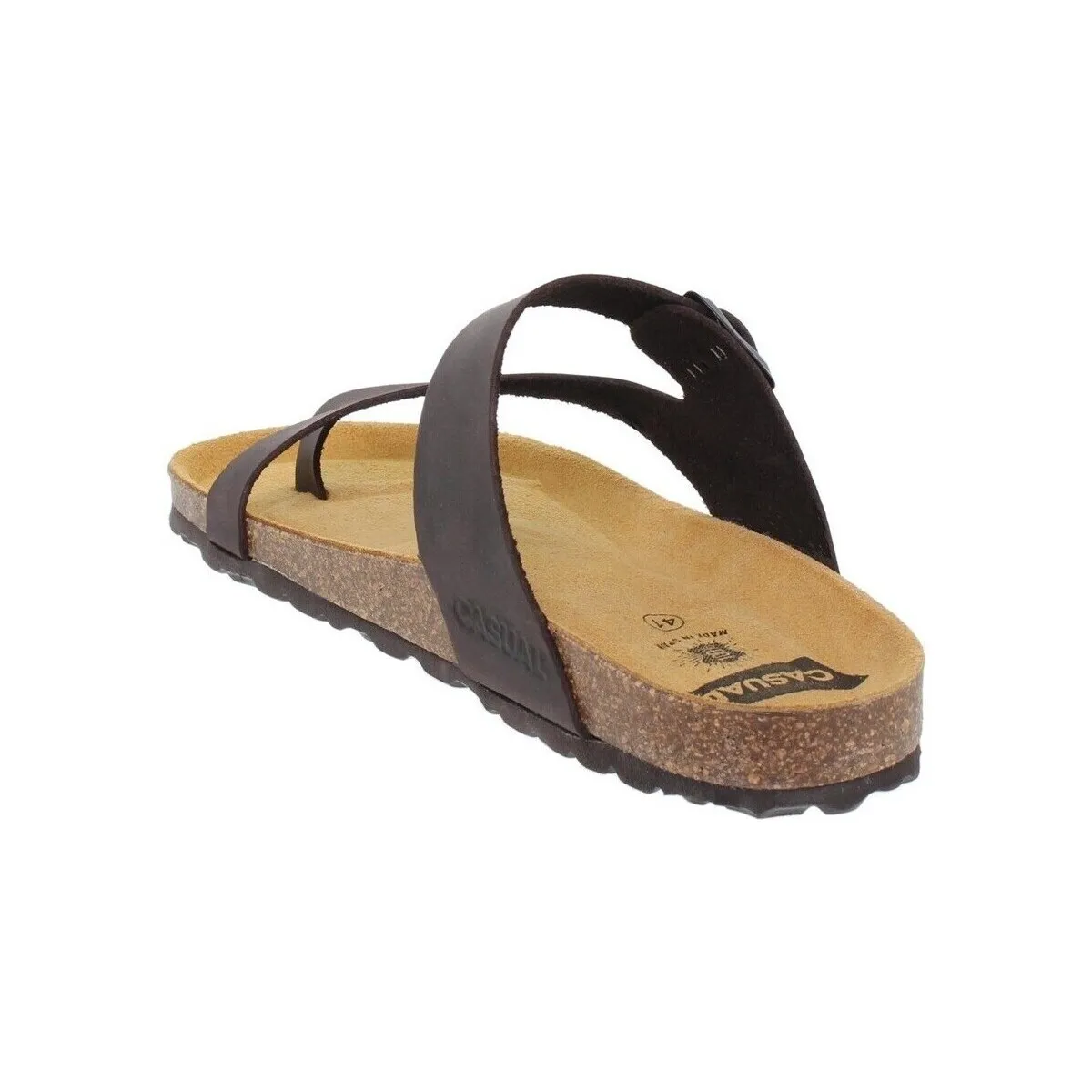 Sandalias Bio de piel marrones by