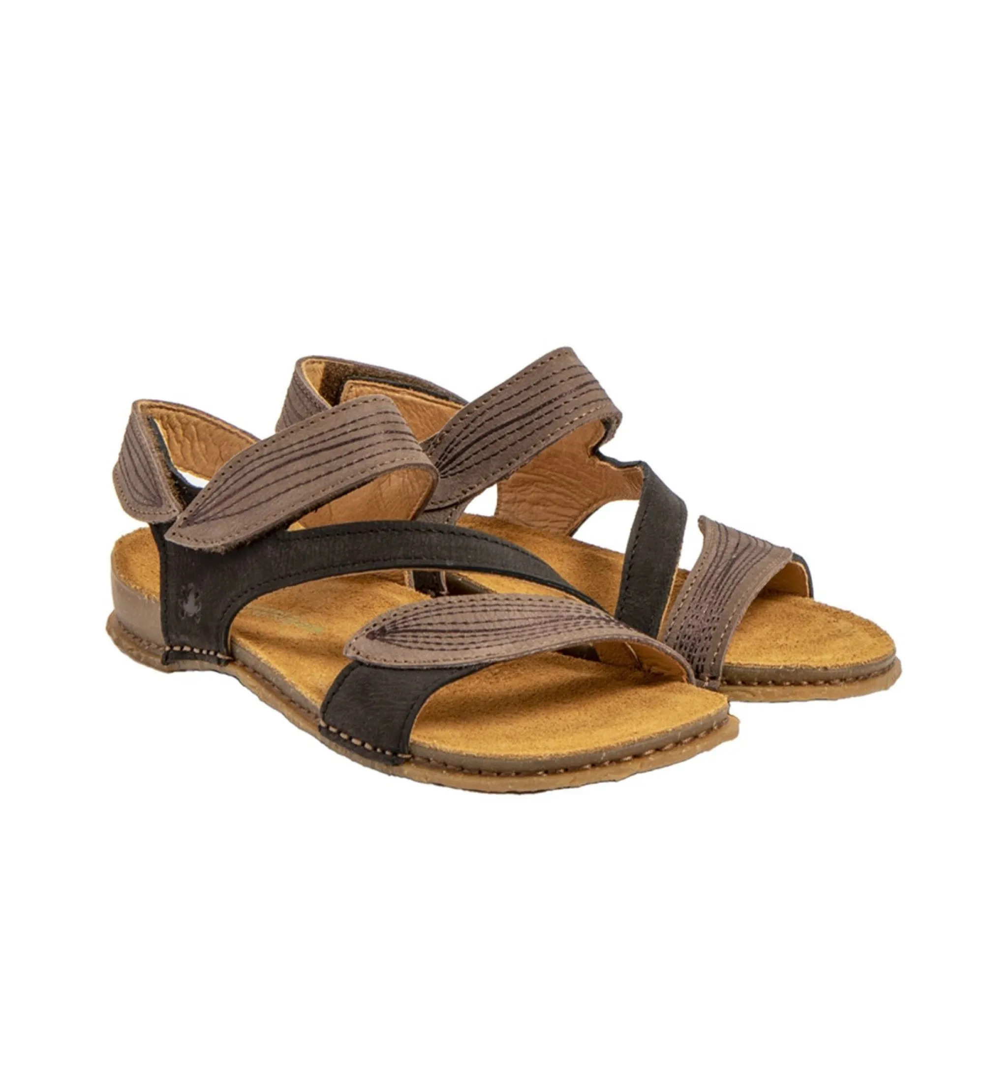 Sandalias de piel 5810S Panglao negro