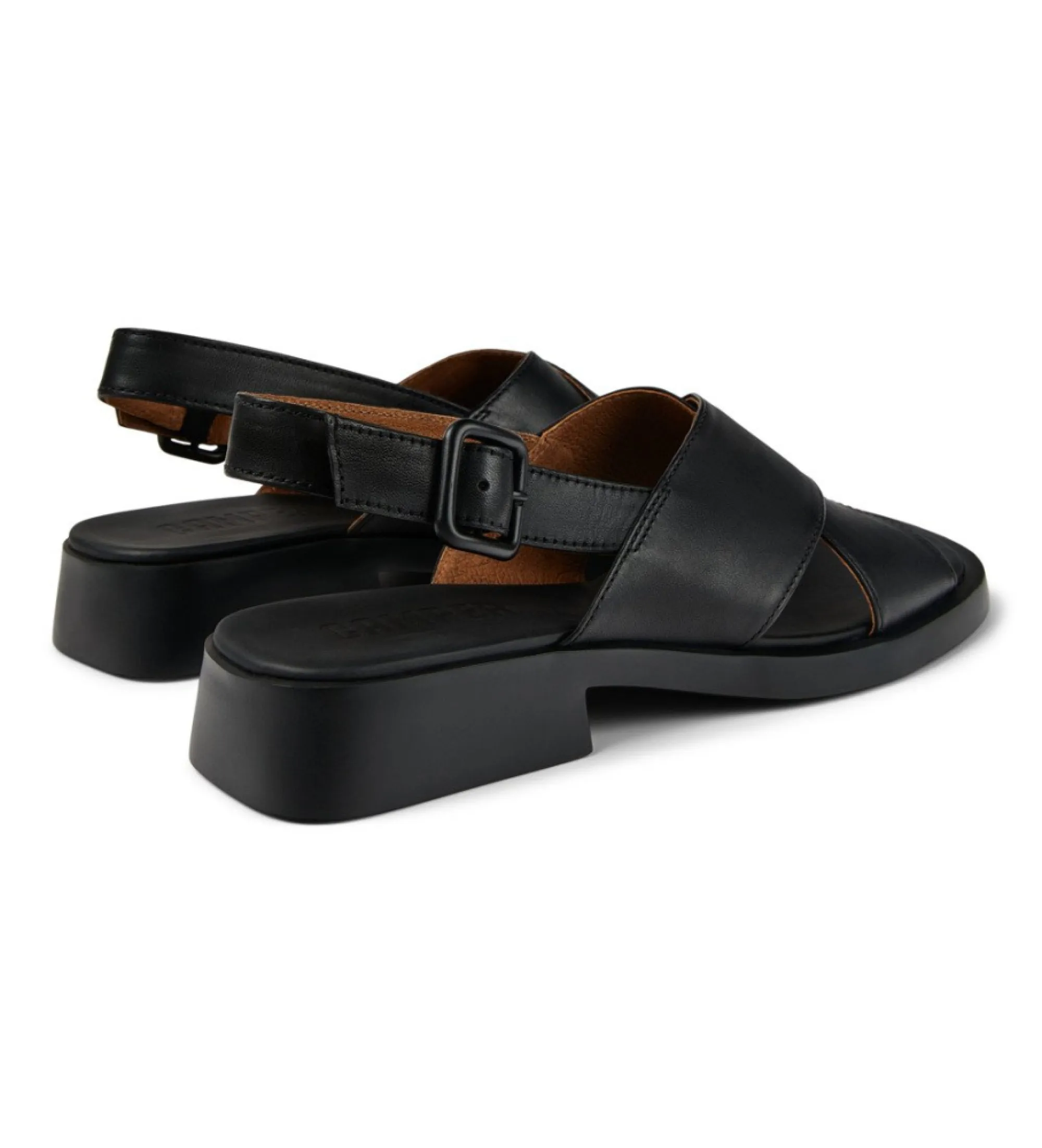 Sandalias de piel Dana negro