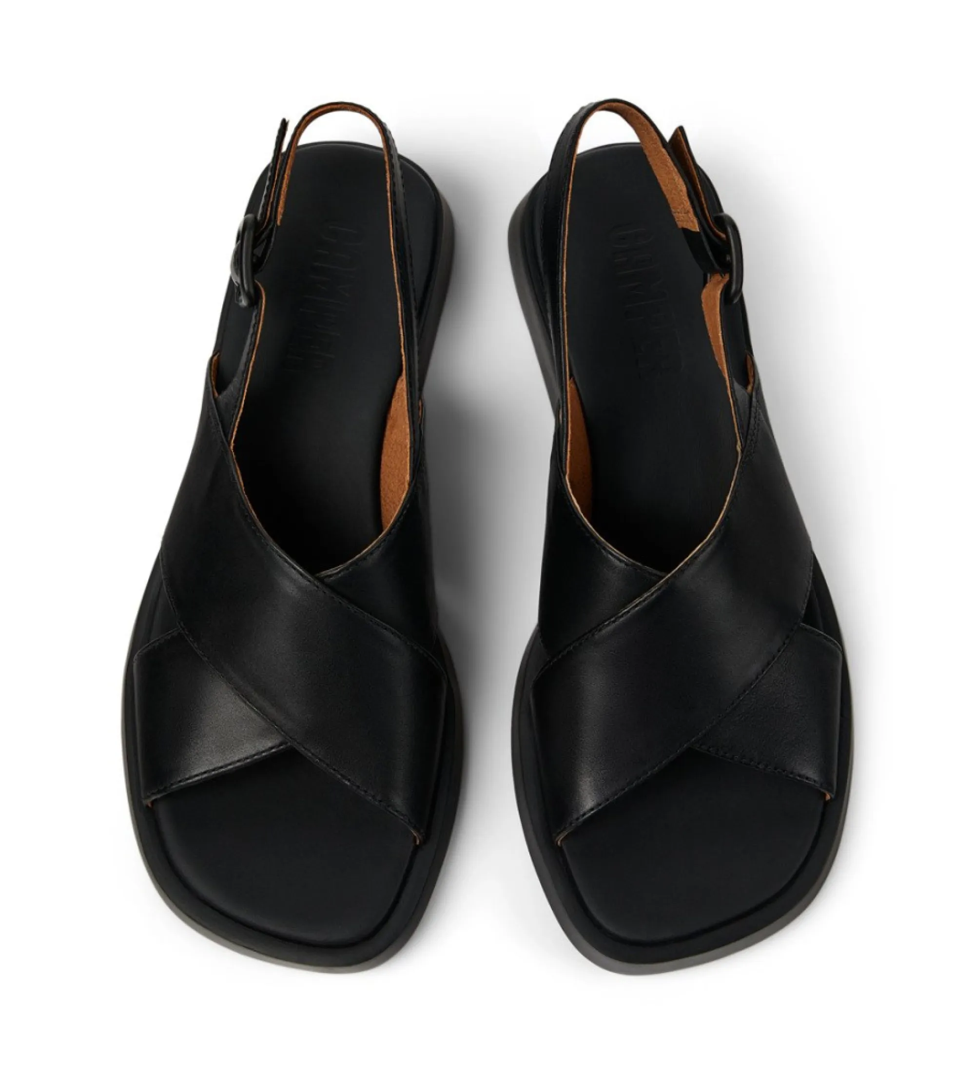 Sandalias de piel Dana negro