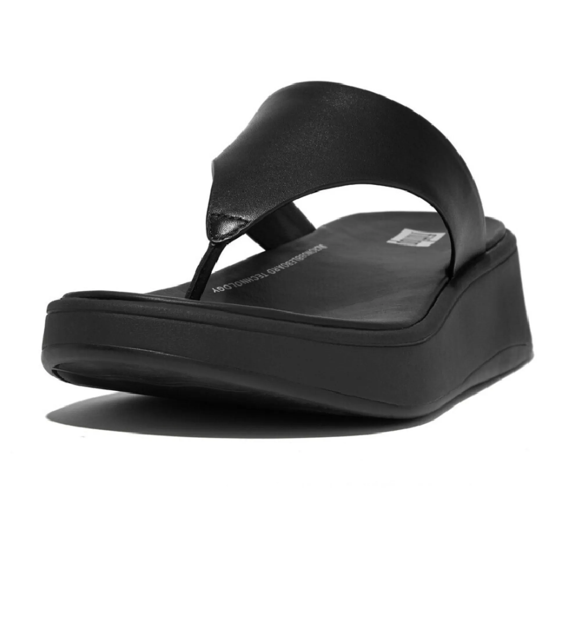 Sandalias de piel F-Mode negro