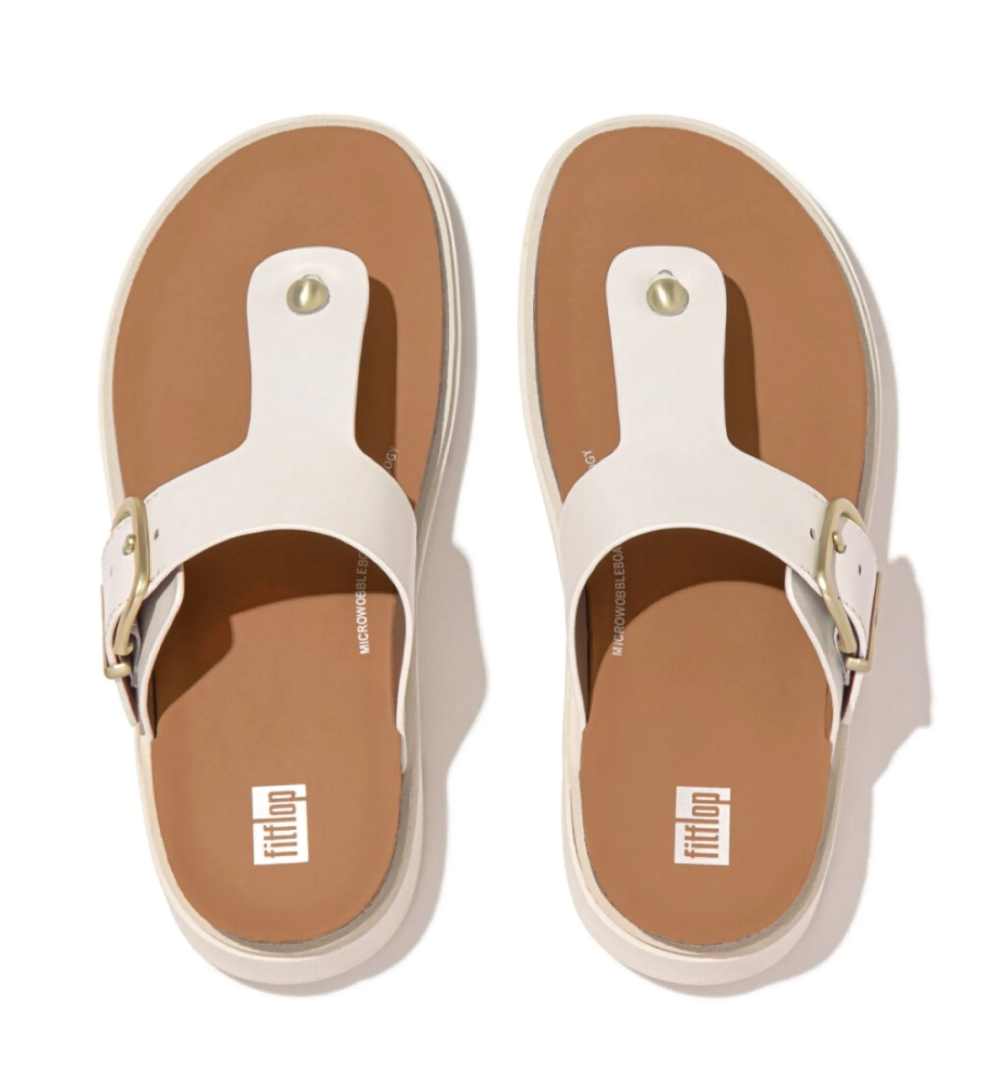 Sandalias de piel Gen-FF blanco