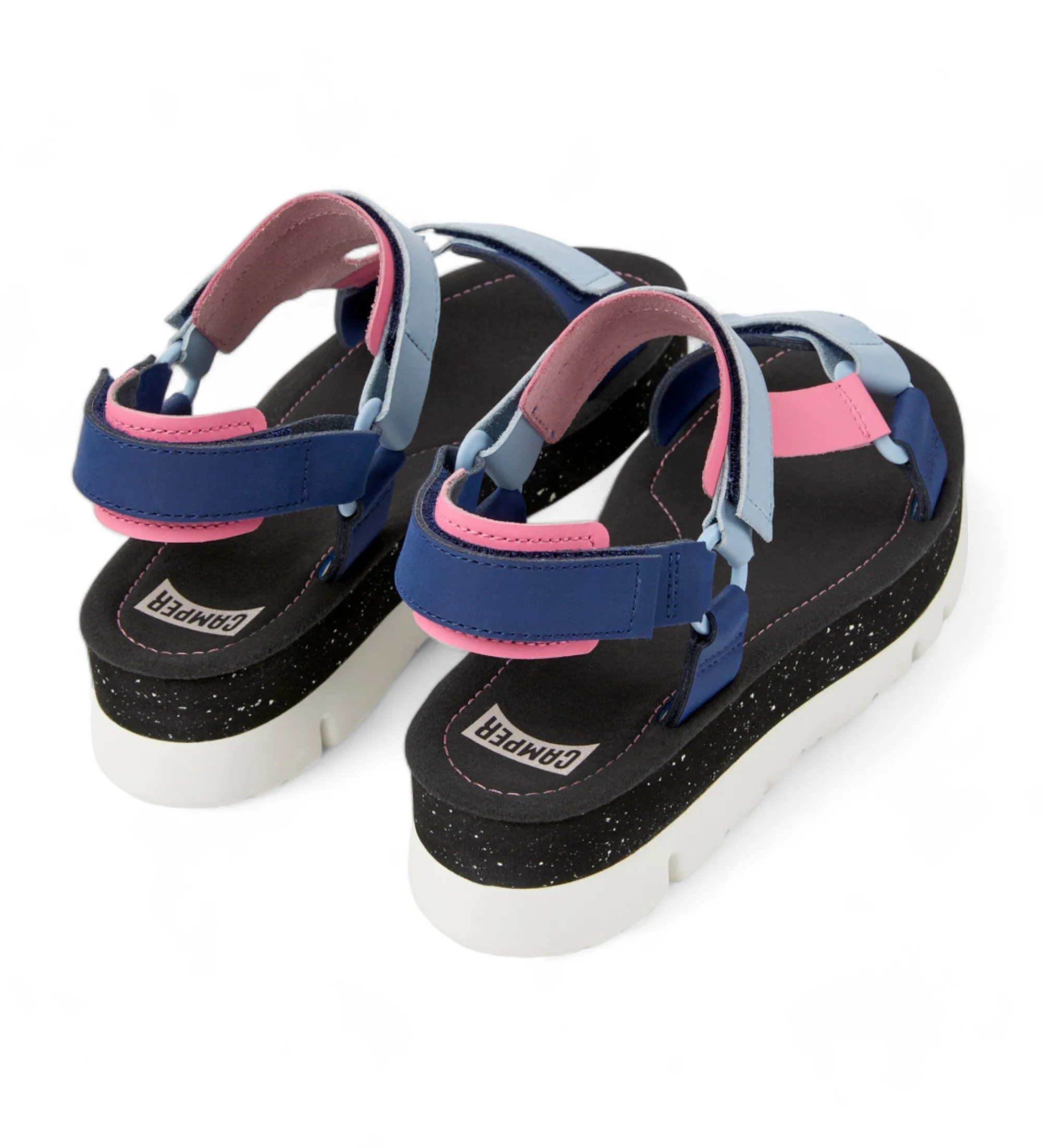 Sandalias de piel Oruga Up multicolor