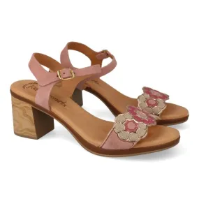 SANDALIAS TACON MEDIO MUJER MOD. AGUAS ROSA