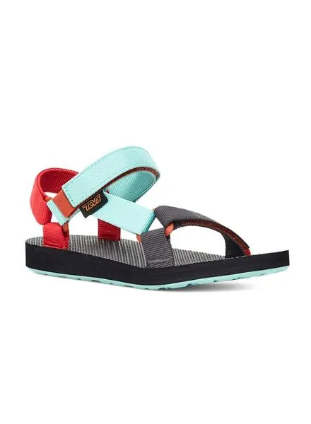 Sandalias Teva Original Universal Azul Y Rojo Kids