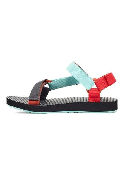 Sandalias Teva Original Universal Azul Y Rojo Kids