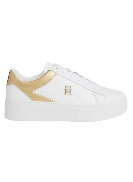 Sandalias Tommy Hilfiger Platform Blanco Para Mujer