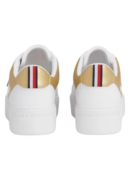 Sandalias Tommy Hilfiger Platform Blanco Para Mujer